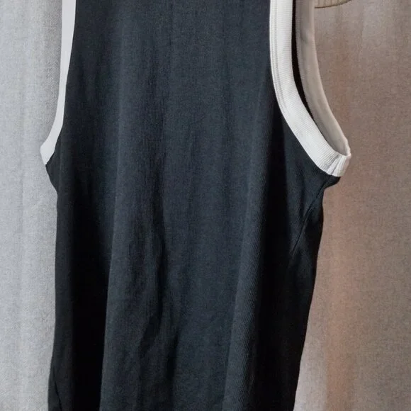 A New Day Black Ribbed Tank Top – Size Large - Picture 7 of 7